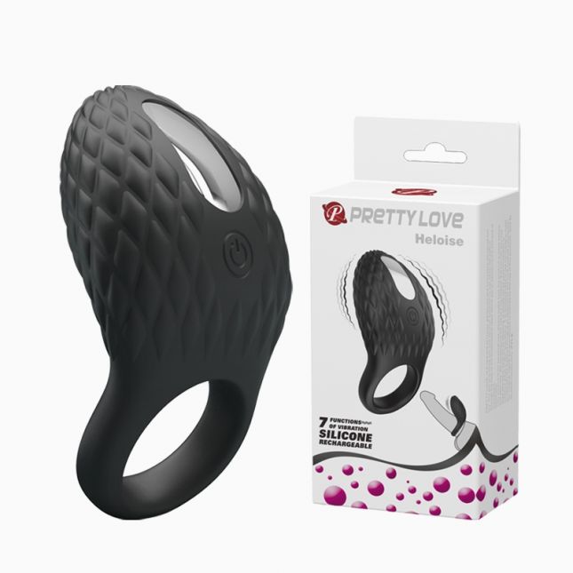 Ерекційне кільце - Pretty Love Heloise Vibro Ring Black