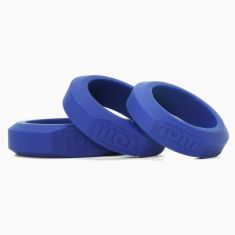 Tom of Finland 3 Piece Silicone Cock Ring Set - ерекційні кільця