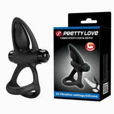 Ерекційне кільце - Pretty Love Vibration Cock Ring Black