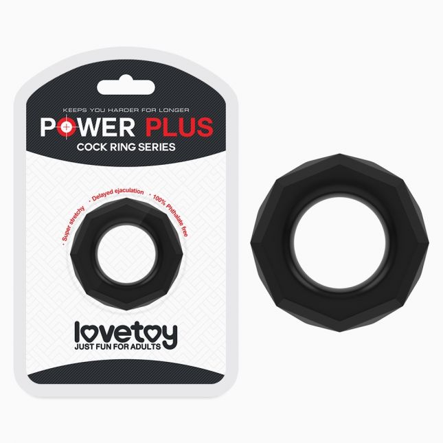 Ерекційне кільце - Power Plus Cockring 4 Black