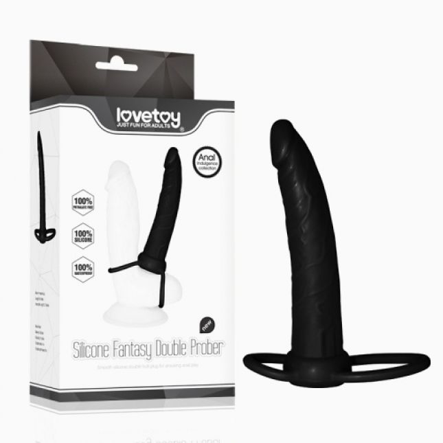 Насадка для подвійного проникнення - Silicone Fantasy Double Prober