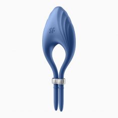Эрекционное виброкольцо лассо Satisfyer Duelist Blue, 10 режимов, мощный мотор