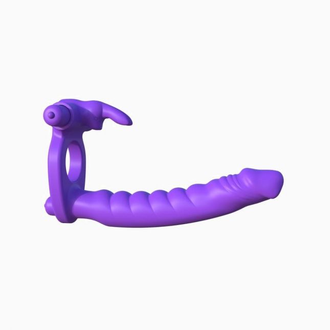Насадка для двойного проникновения Silicone Double Pene Rabbit