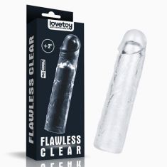 Насадка - Add 2''Flawless Clear Penis Sleeve Clear