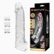 Подовжуюча насадка на член - Pretty Love Extension Penis Sleeve Clear, 26 см