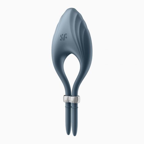Ерекційне віброкільце-ласо Satisfyer Duelist Dark Blue, 10 режимів, потужний мотор