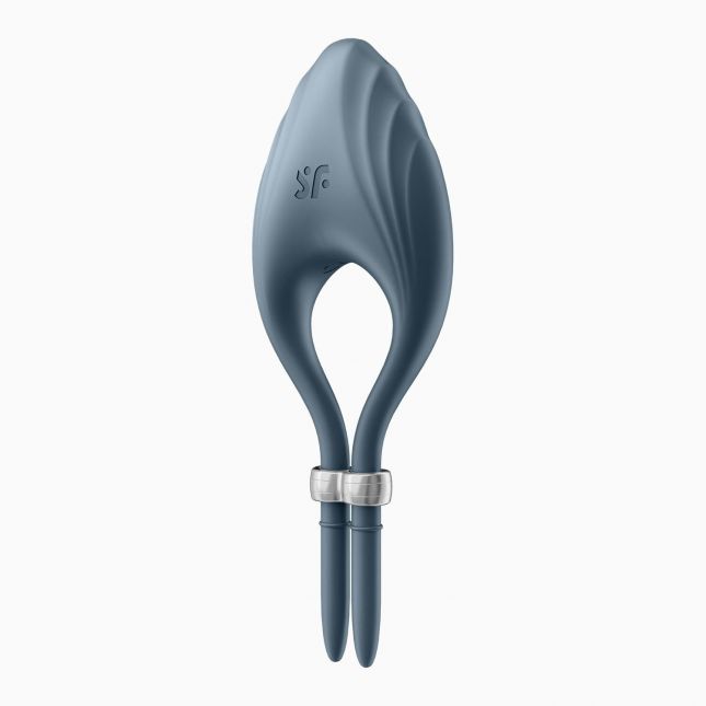 Ерекційне віброкільце-ласо Satisfyer Duelist Dark Blue, 10 режимів, потужний мотор