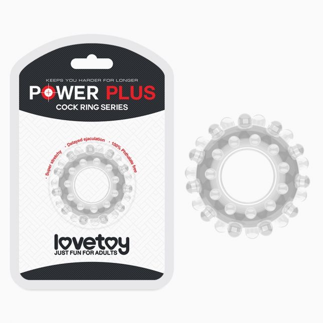 Эрекционное кольцо - Power Plus Cockring 2 Clear