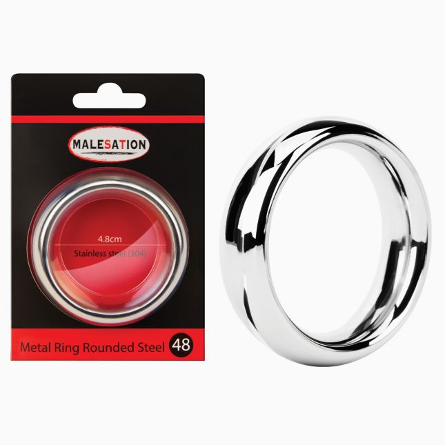 Ерекційне кільце - MALESATION Metal Ring Rounded Steel