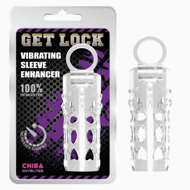 Насадка на пеніс - Vibrating Sleeve Enhancer Clear