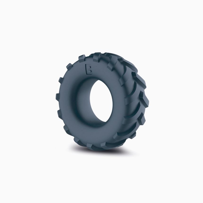 Ерекційне кільце-шина Boners Tire Cock Ring – Grey, внутрішній діаметр 2,5 см Ерекційне кільце-шина Boners Tire Cock Ring – Grey, внутрішній діаметр 2,5 см