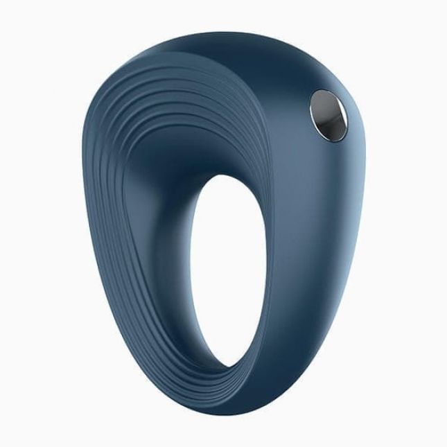 Satisfyer Vibro-Ring 2 Silicone - эрекционное кольцо с вибрацией, 5.5 см (синий)