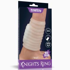 Насадка на член - Vibrating Wave Knights Ring White