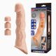 Подовжуюча насадка на член - Pretty Love Extension Penis Sleeve Flesh, 28 см