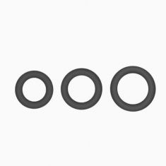Topco Sales Hombre Snug Fit Silicone Thick C - Rings - набір ерекційних силіконових кілець, 3 шт