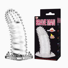 Насадка на член - Brave Man Penis Sleeve Clear Насадка на член - Brave Man Penis Sleeve Clear