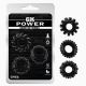 Ерекційні кільця - GK Power Gear Up Rings - Black