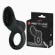 Ерекційне кільце - Cock Ring With On - Contact Vibrator, 100% Silicone, 2 LR1130 Batteries