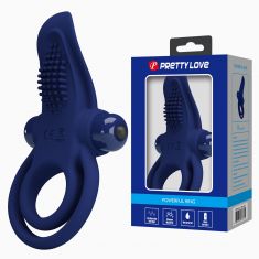 Ерекційне кільце - Pretty Love Powerful Ring Vibro Stimulator Blue