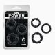 Эрекционные кольца - GK Power Beaded Cock Rings Black