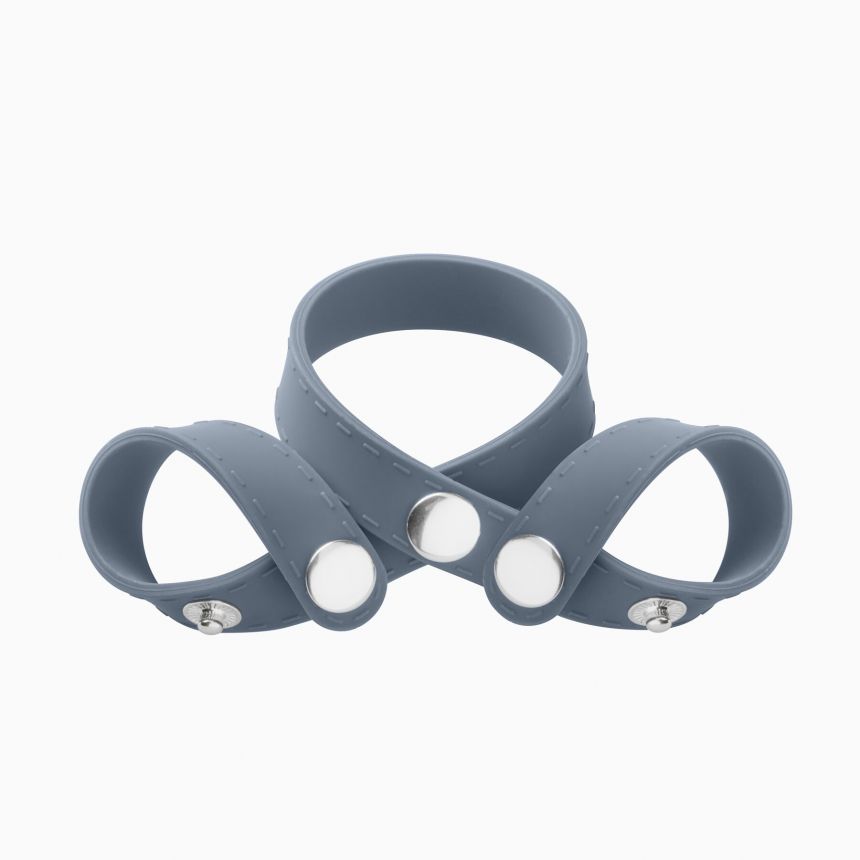 Ерекційне кільце з роздільником мошонки Boners 8-Style Ball Splitter Ерекційне кільце з роздільником мошонки Boners 8-Style Ball Splitter