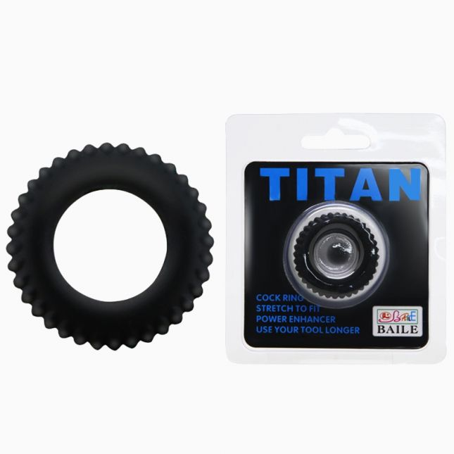 Ерекційне кільце - Titan Cock Ring Blue