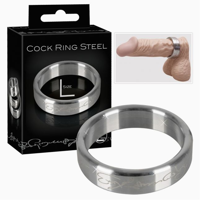 Ерекційне кільце - Cock Ring Steel, L