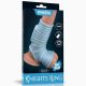 Насадка на член - Vibrating Wave Knights Ring With Scrotum Sleeve Blue