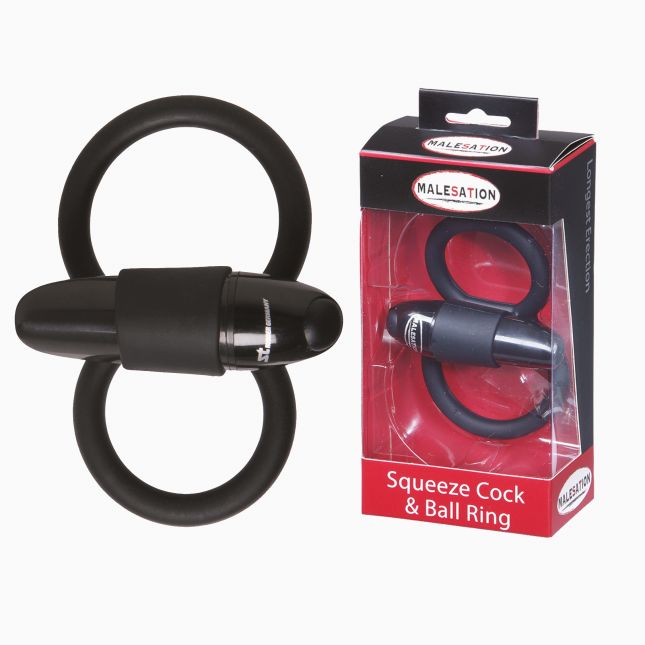 Ерекційне кільце - MALESATION Squeeze Cock & Ball Ring