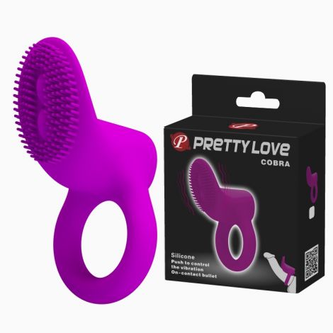 Ерекційне кільце - Pretty Love Cobra Penis Ring Purple Ерекційне кільце - Pretty Love Cobra Penis Ring Purple