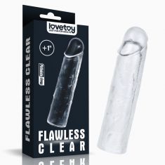Насадка - Flawless Clear Penis Sleeve Add 1" Clear