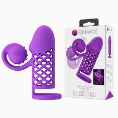 Romance Penis Sleeve Extension Vibro Purple
