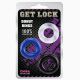 Ерекційні кільця - Get Lock Donut Rings - Assorted, 3 шт.
