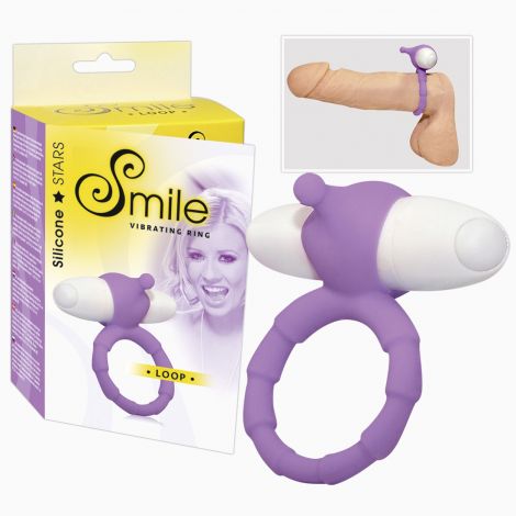 Ерекційне кільце - Smile Loop Vibr. Ring Purple Ерекційне кільце - Smile Loop Vibr. Ring Purple