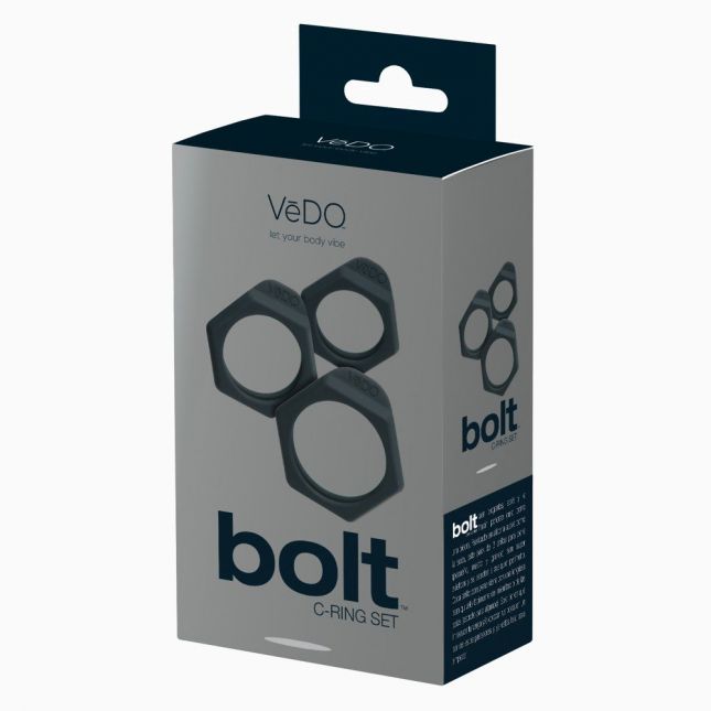 Ерекційні кільця - Bolt Just Black