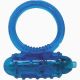 Ерекційне кільце - Silicone Soft Cock - Ring m. Vibr., синій