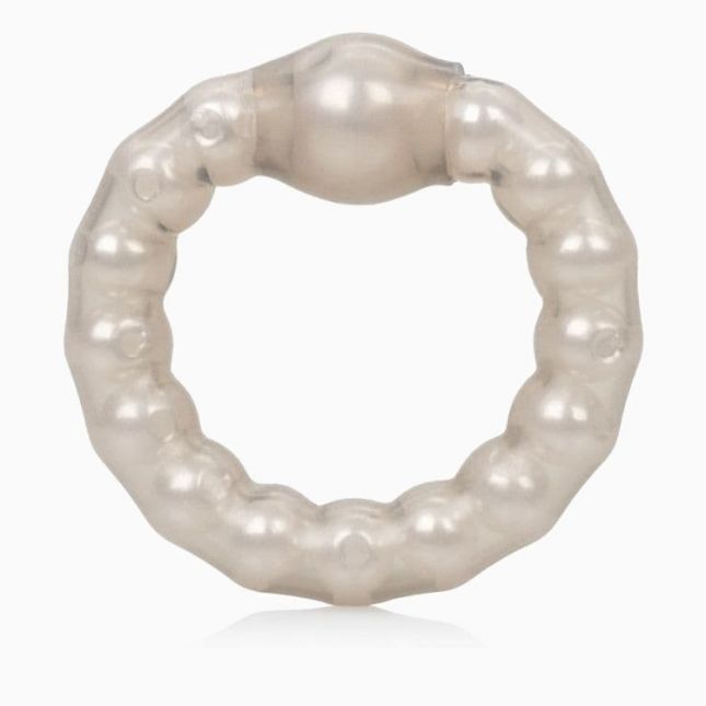 Кольцо на пенис Pearl Beaded Prolong Ring (серый)