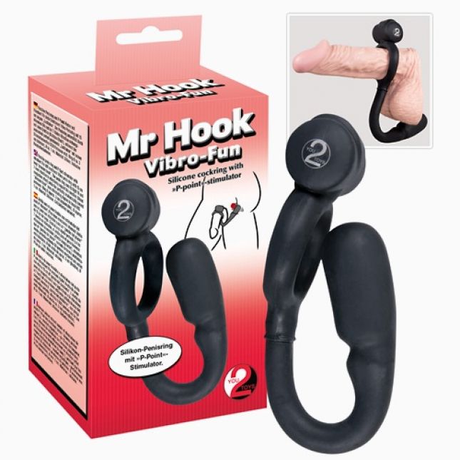 Ерекційне кільце - Mr. Hook Vibro Fun Penisring