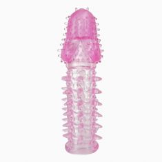 Насадка на пеніс Textured Penis Extender and Vibe Sleeve