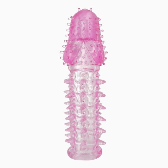Насадка на пеніс Textured Penis Extender and Vibe Sleeve