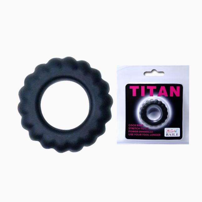 Эрекционное кольцо - TITAN cock ring pink