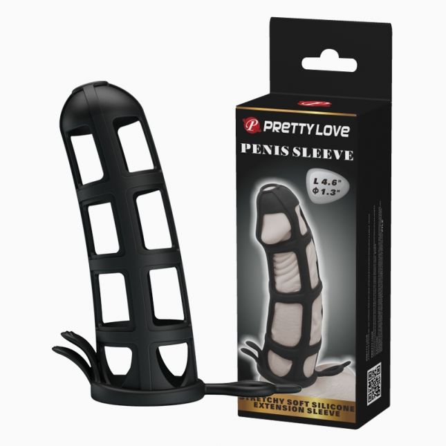 Насадка на член - Pretty Love Penis Sleeve Black