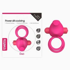 Ерекційне кільце - Power Clit Cockring Duo Pink