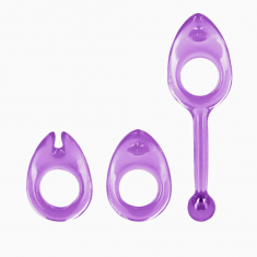 CalExotics Shane's World Class Rings - комплект эрекцилонных колец (пурпурный) CalExotics Shane's World Class Rings - комплект эрекцилонных колец (пурпурный)