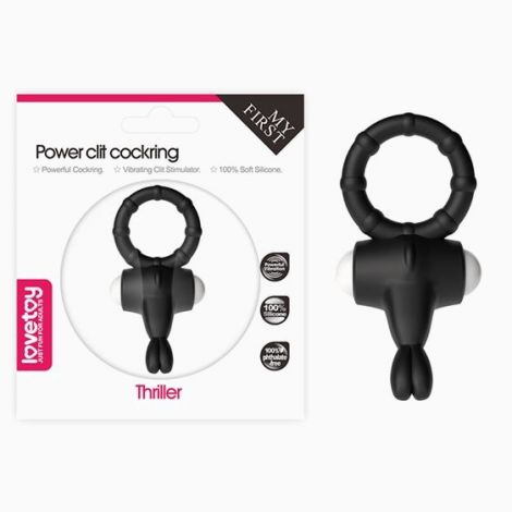 Ерекційне кільце - Power Clit Cockring Thriller Black