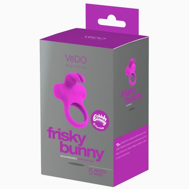 Ерекційне кільце - Frisky Bunny Perfectly Purple