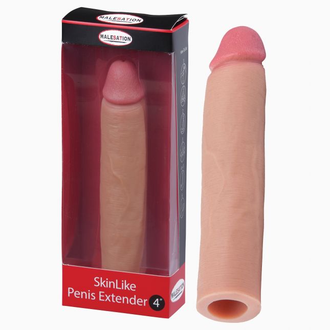 Подовжуюча насадка на член - MALESATION SkinLike Penis Extender