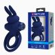 Ерекційне кільце - Pretty Love Vibro Penis Ring Bunny III Dark Blue