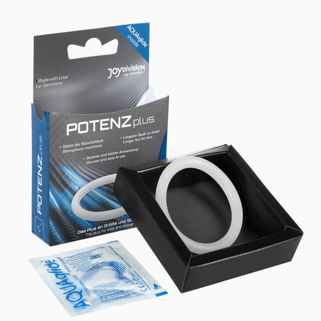 Ерекційне кільце - POTENZplus, transparent, size L