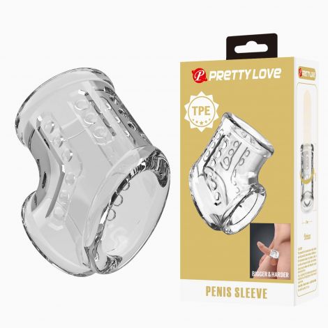 Насадка на член - Pretty Love Penis Sleeve Clear